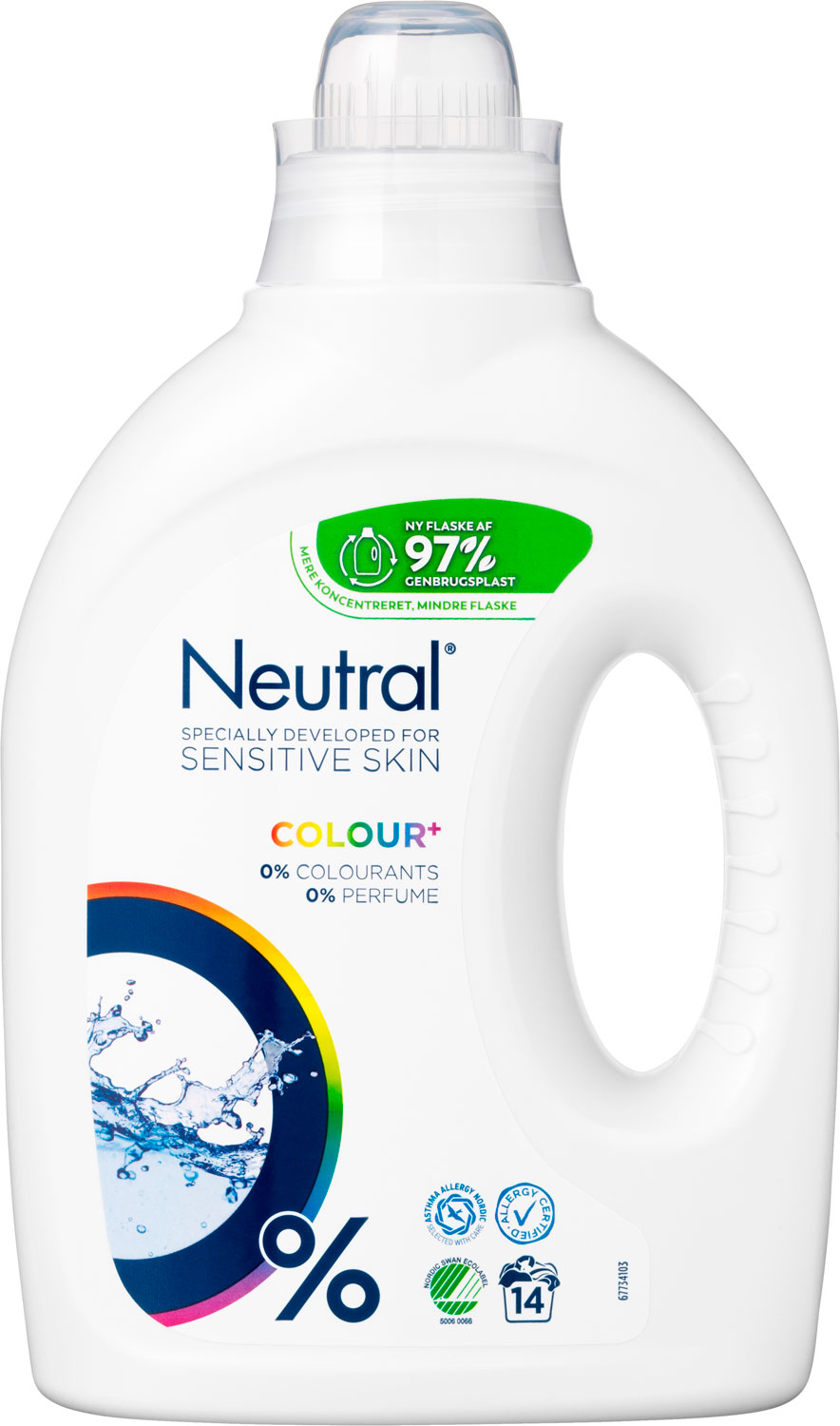 aftale Forhåbentlig Credential Neutral tøjvask 700 ml, kulørt uden farve og parfume